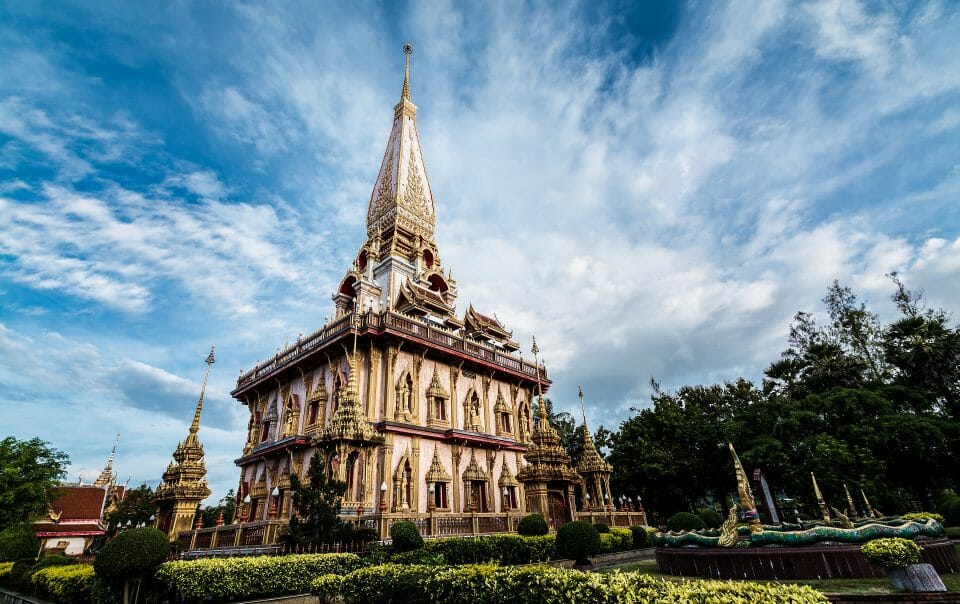 Temple chalong d'île de Phuket